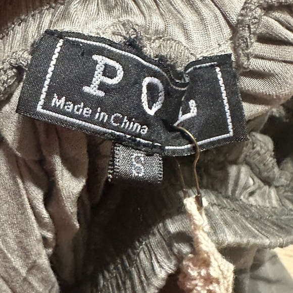 Dove Gray Pleated Mini Skirt Small Cottagecore Boho Coastal - Picture 9 of 10